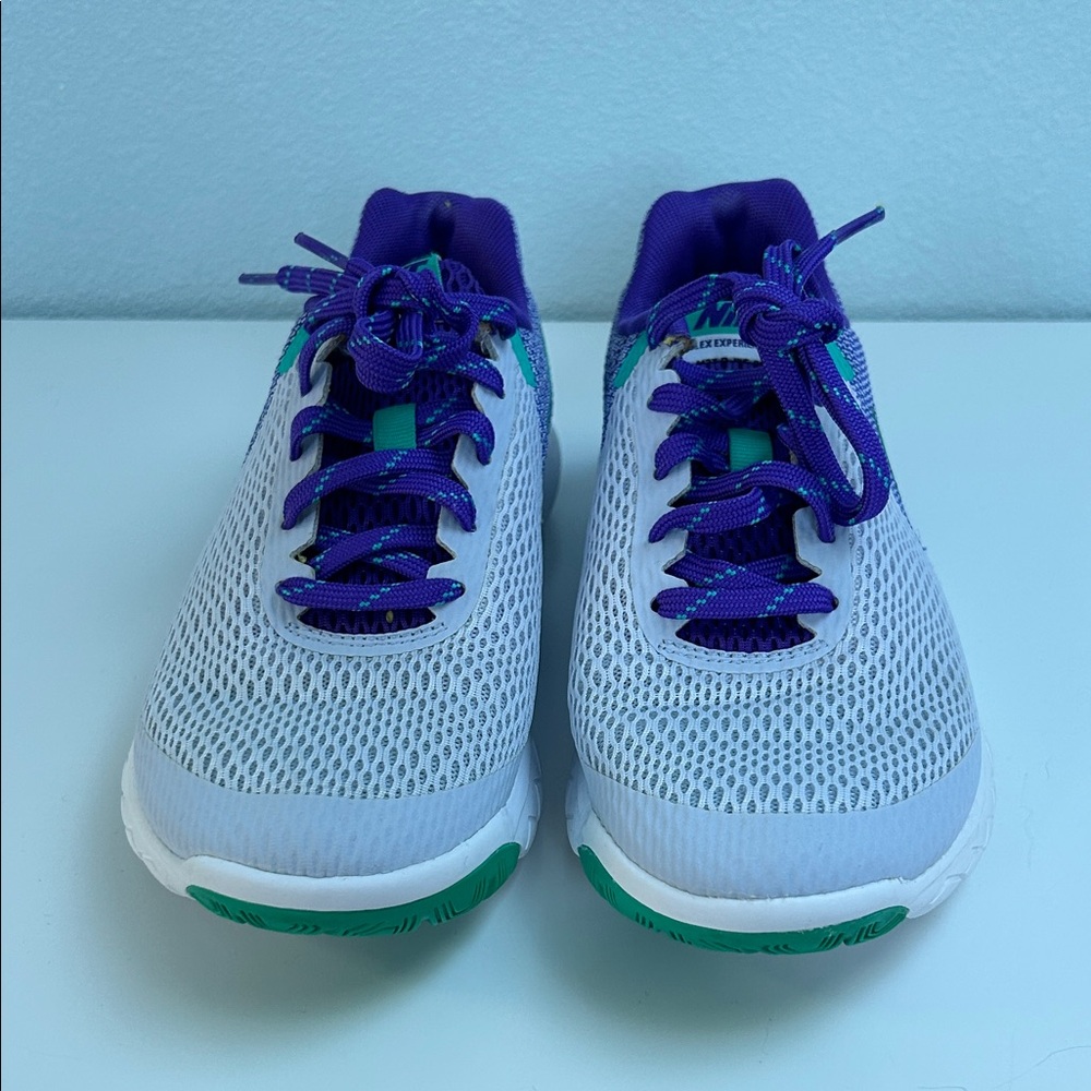 Nike Purple and Gray Athletic Shoes